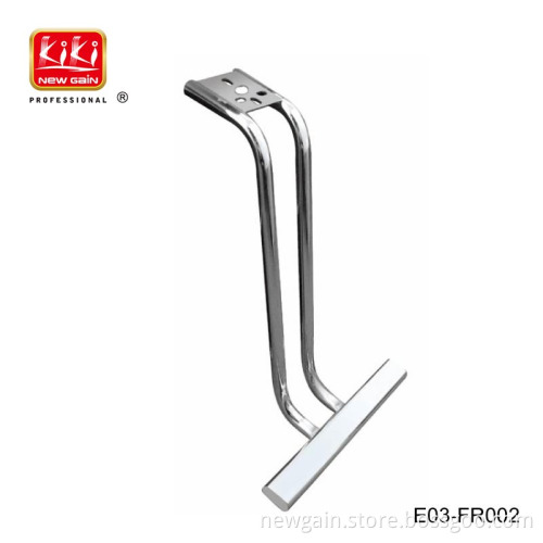 Stainless steel footrest for hair salon barber chair. Hairdressing Chair Footrest E03-FR002